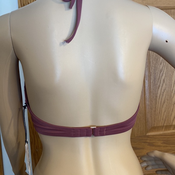 Shade & Shore - Rose colored underwire pushup bikini top with light pink… - Picture 3 of 10